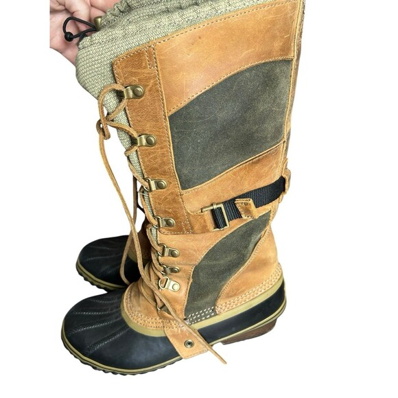 Sorel Conquest Carly Womens Boots NL2033-281 Sz 9 1/2 Waterproof Hiking Camping - Picture 10 of 14